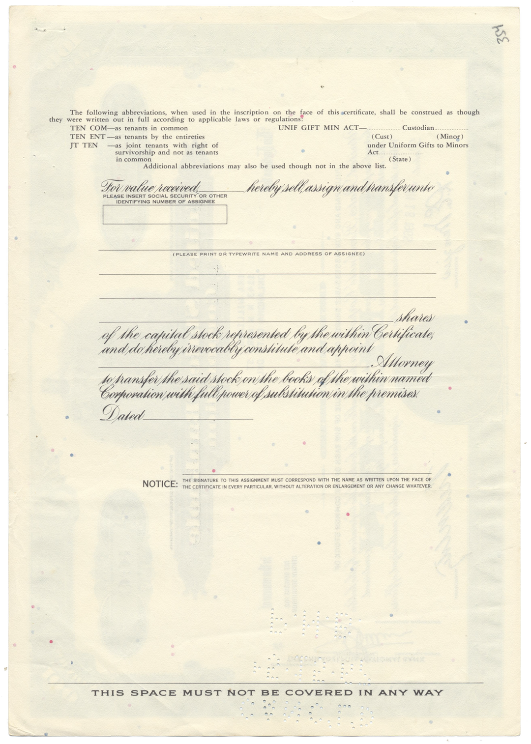 United States Banknote Corporation Stock Certificate