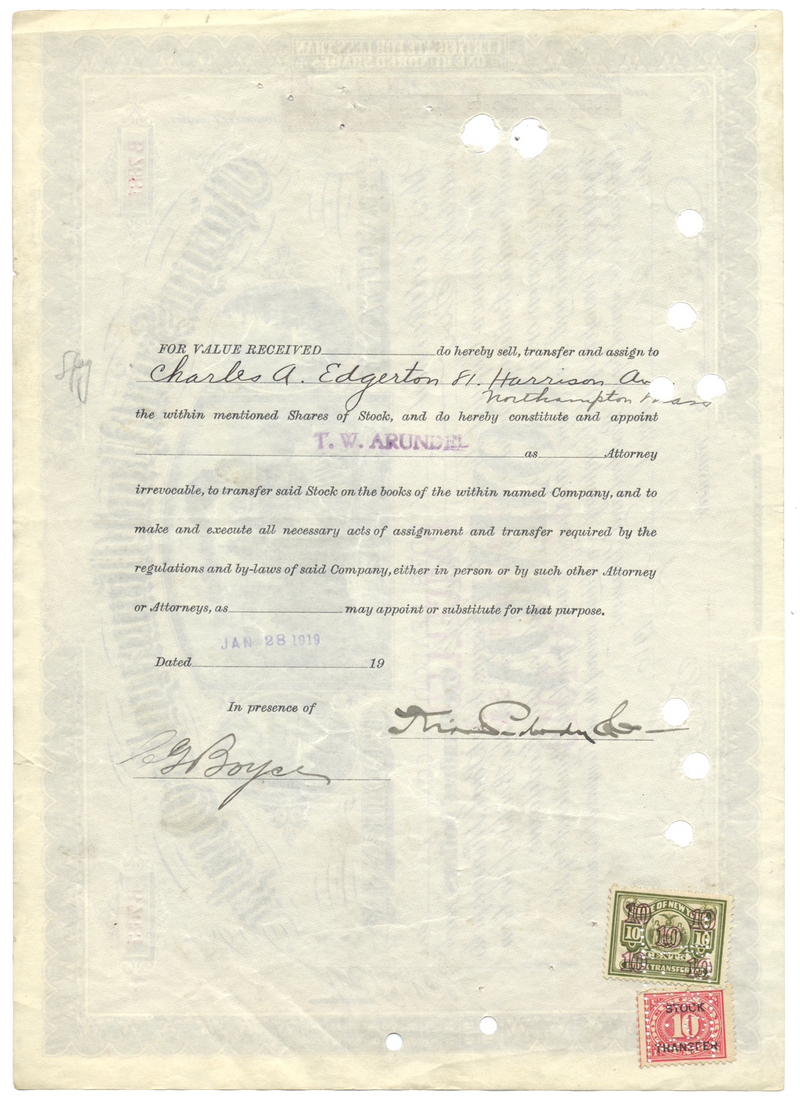 Chicago, Saint Paul, Minneapolis and Omaha Railway Company Stock Certificate