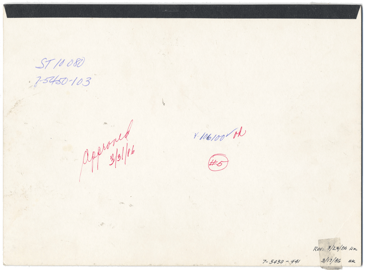 Working Proof from the Alberto-Culver Company for the company's Class A Common Stock