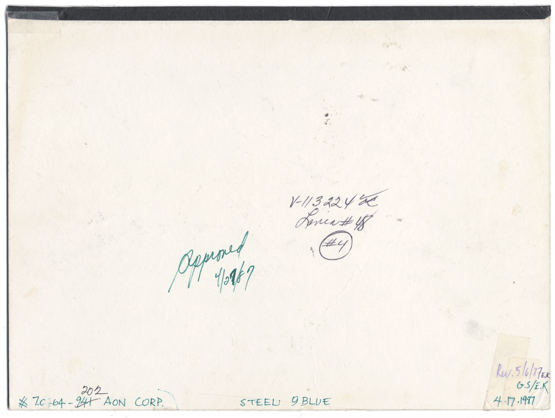 Working Proof from Aon Corporation for the company's Common Stock