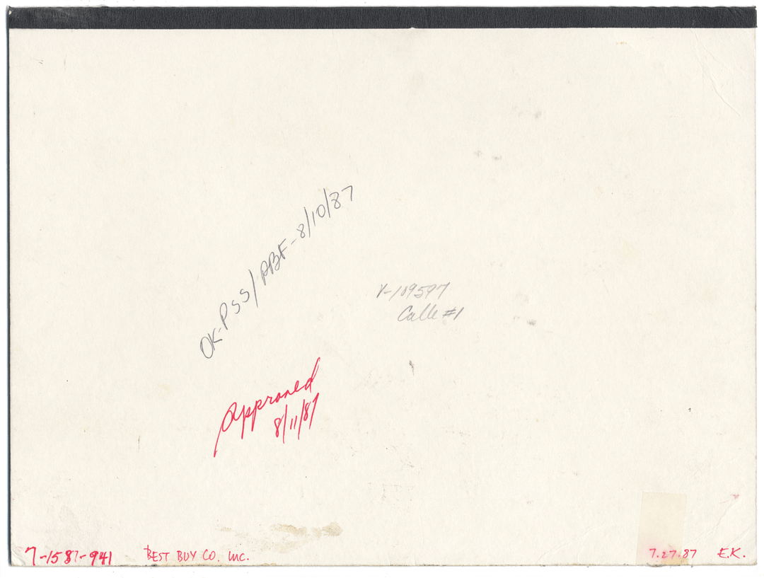 Very rare Working Proof from BEST BUY for one of the company's Registered Bonds