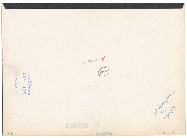 Working Proof from Chesebrough-Pond's for one the company's Seven Year Notes