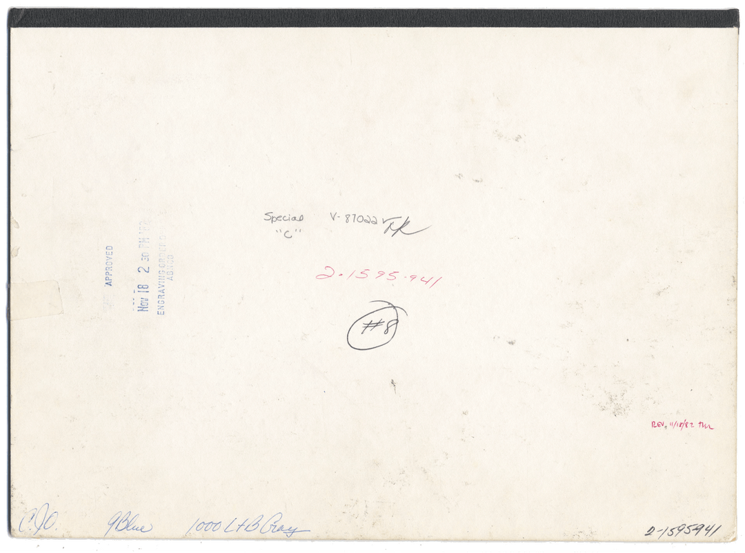 Working Proof from Corning Glass Works for the company's Sinking Fund Debenture Bonds