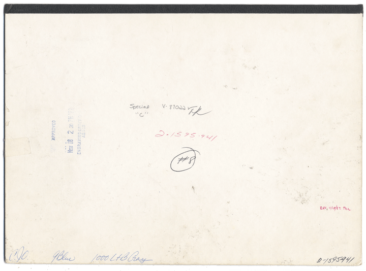 Working Proof from Corning Glass Works for the company's Sinking Fund Debenture Bonds