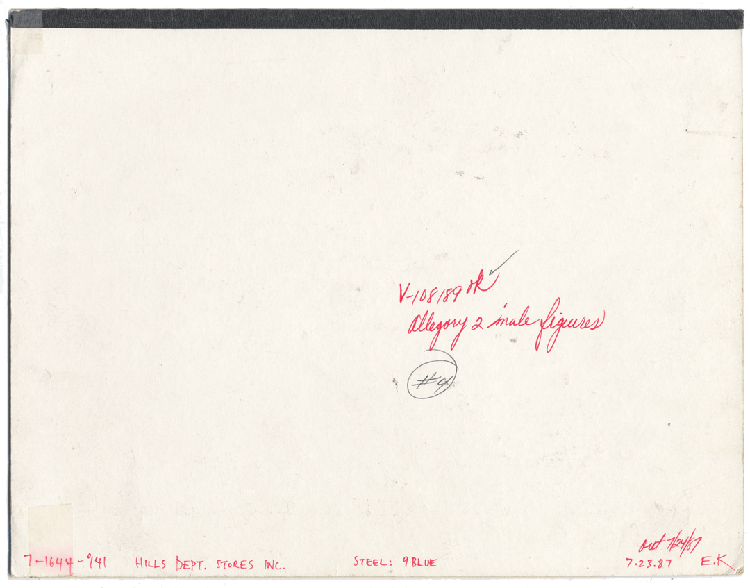 Working Proof from Hills Department Stores for the company's Registered Bonds