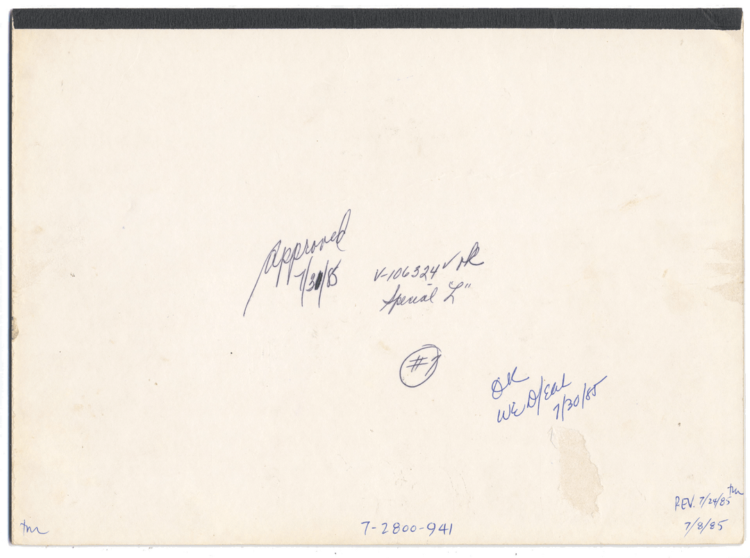 Rare LITTON INDUSTRIES Working Proof for a floating subordinated bond certificate