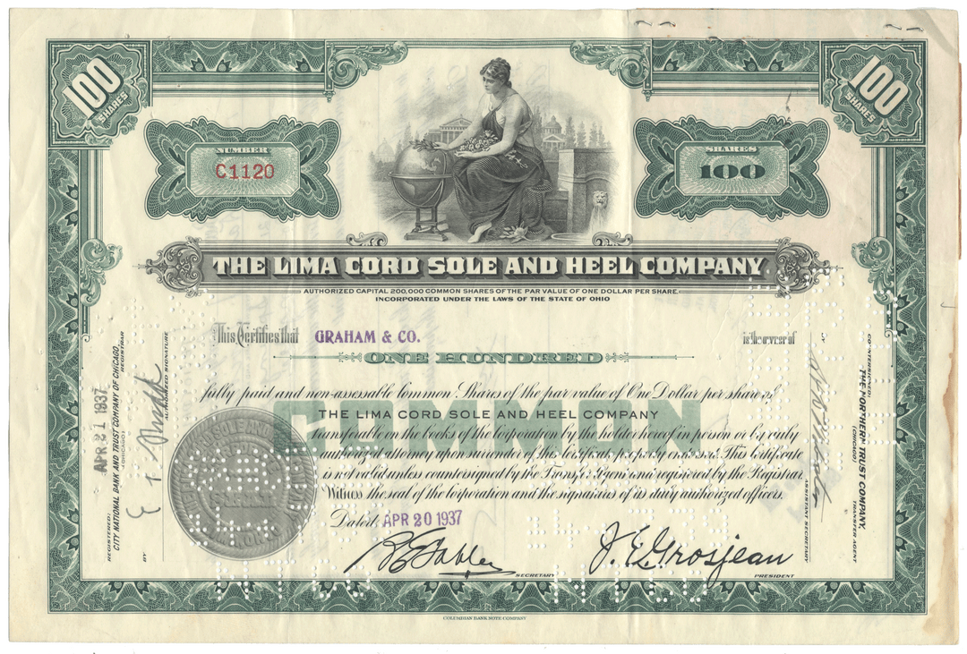Lima Cord Sole and Heel Company