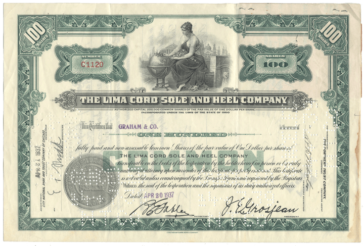 Lima Cord Sole and Heel Company