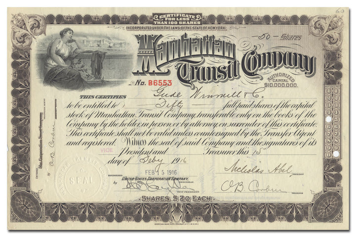 Manhattan Transit Company