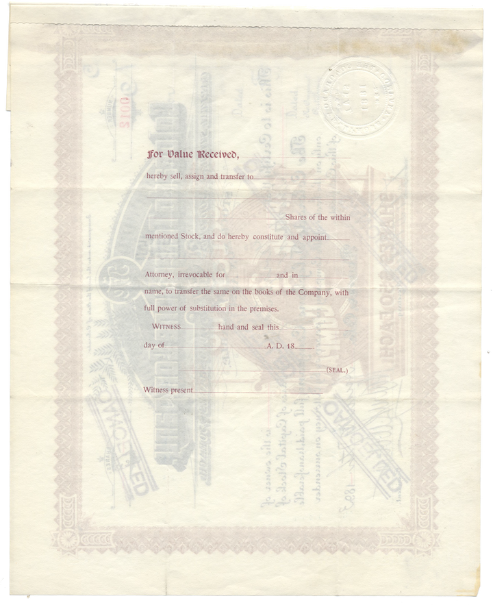 Colorado Telephone Company Stock Certificate