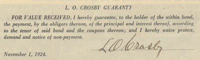 Goodyear Yellow Pine Company and Virgin Pine Lumber Company (Signed by Lucius O. Crosby)