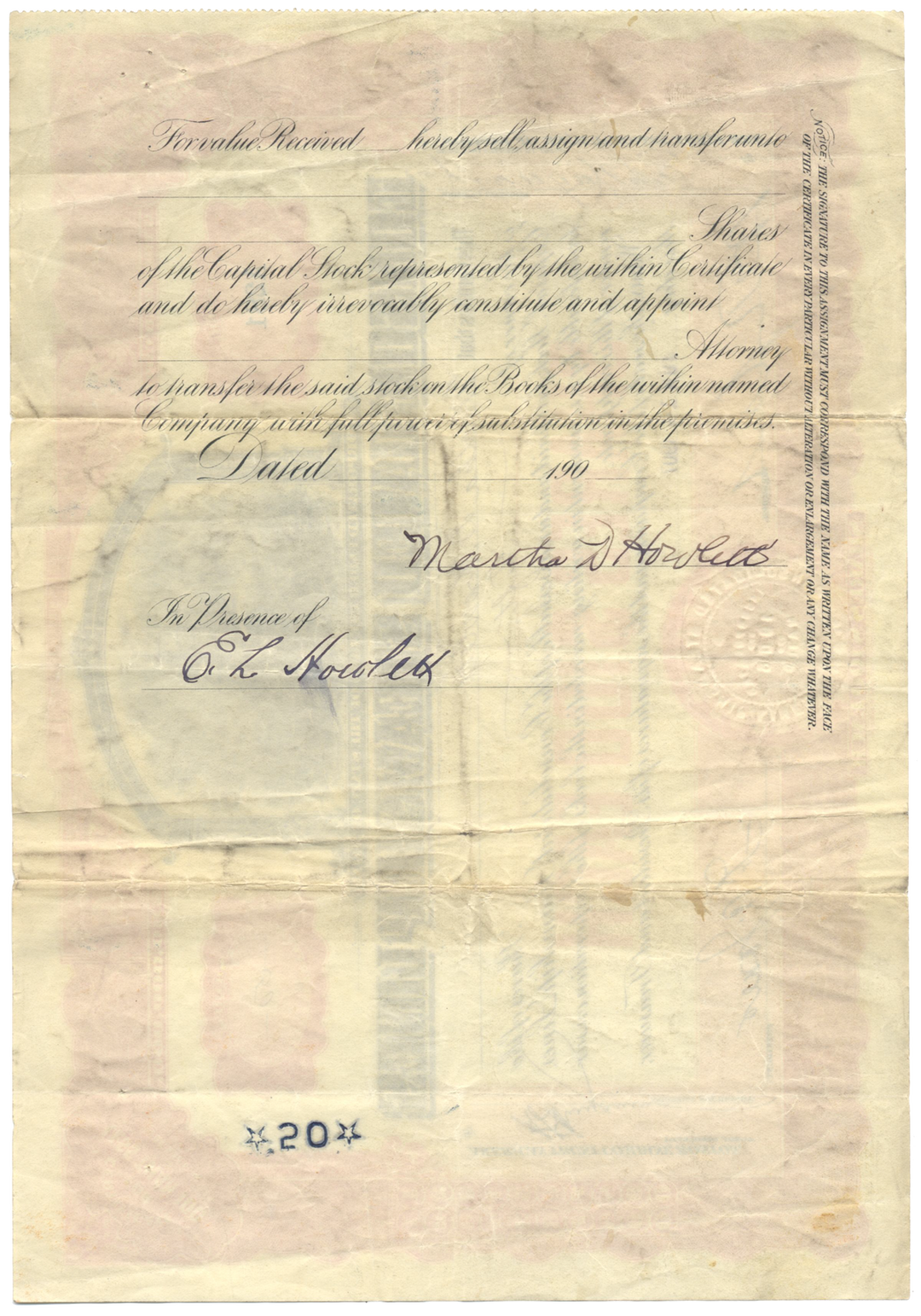 Consolidated Steamship Lines Stock Certificate