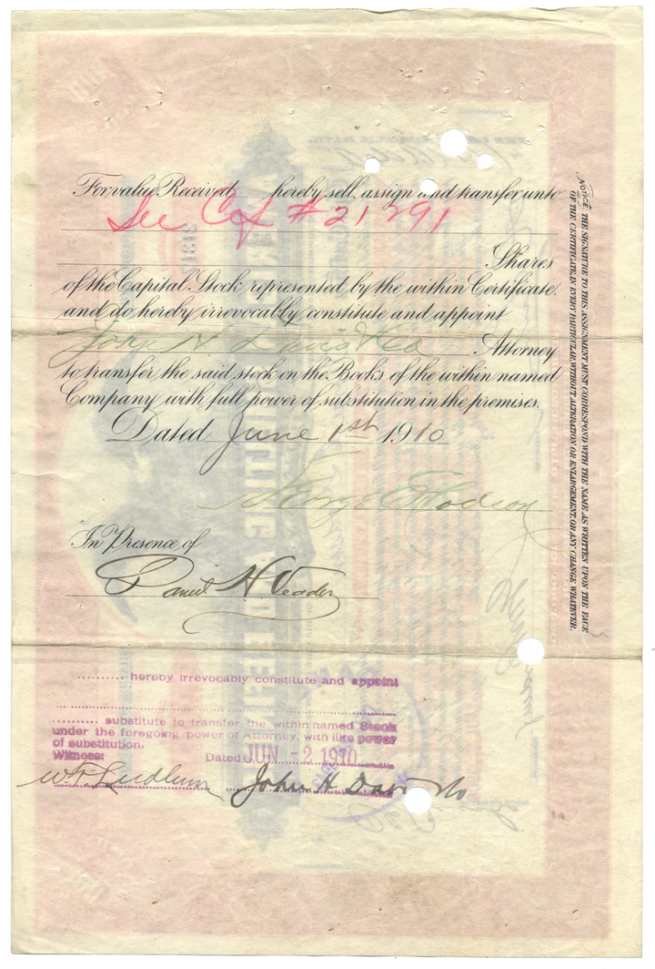 American Smelting and Refining Company Stock Certificate