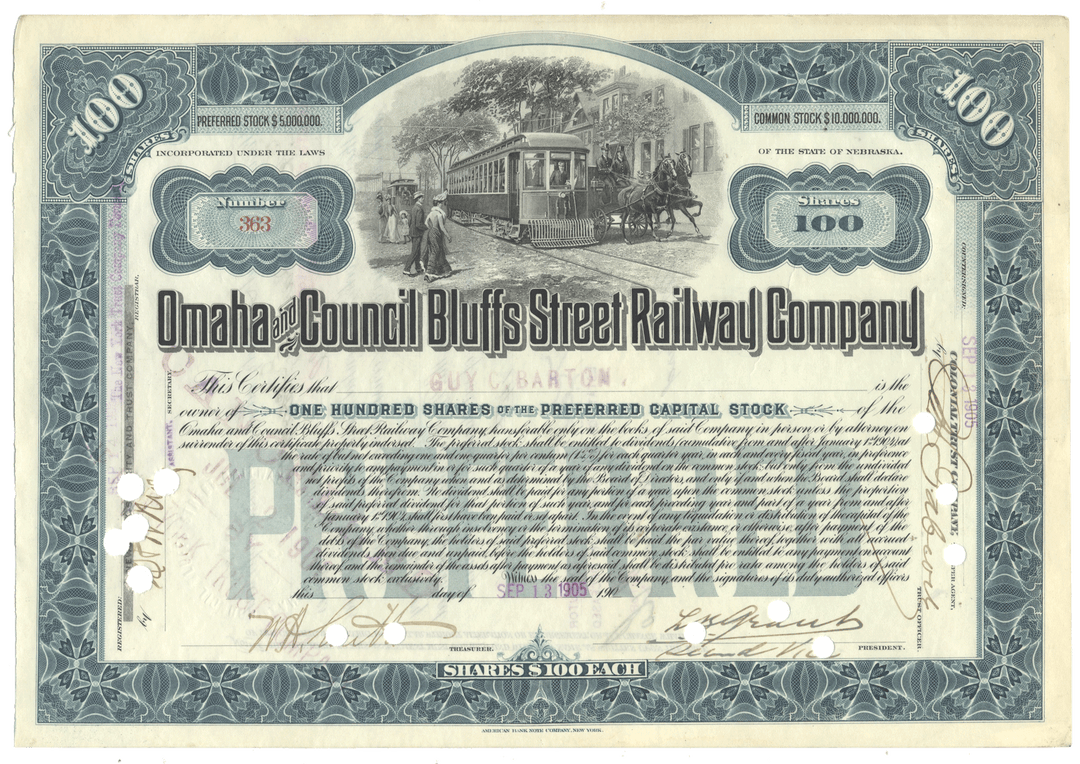 Omaha and Council Bluffs Street Railway Company