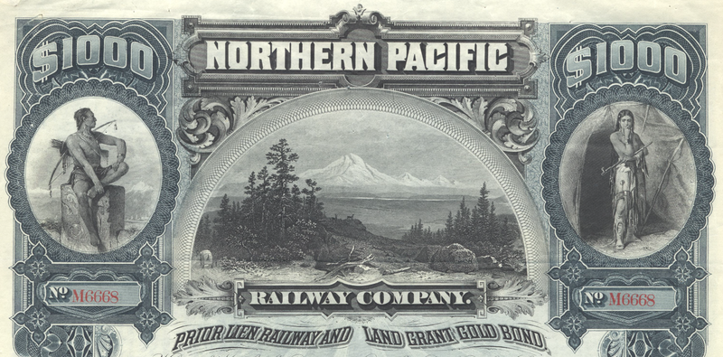 Northern Pacific Railway Company Bond Certificate