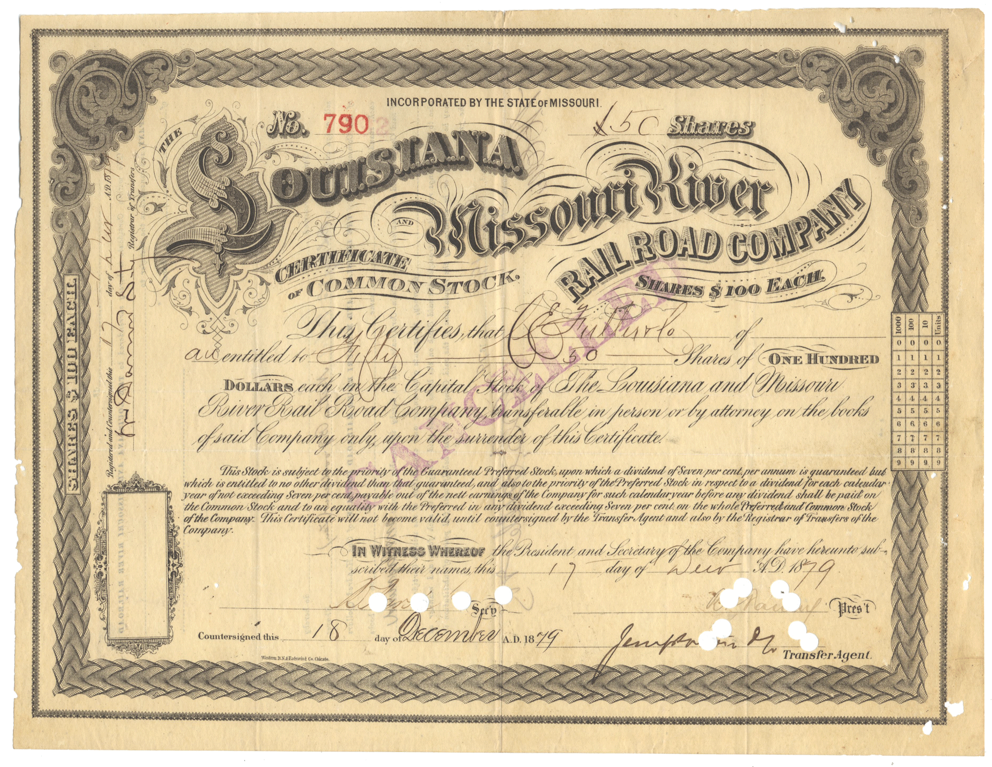 Louisiana and Missouri River Railroad Company