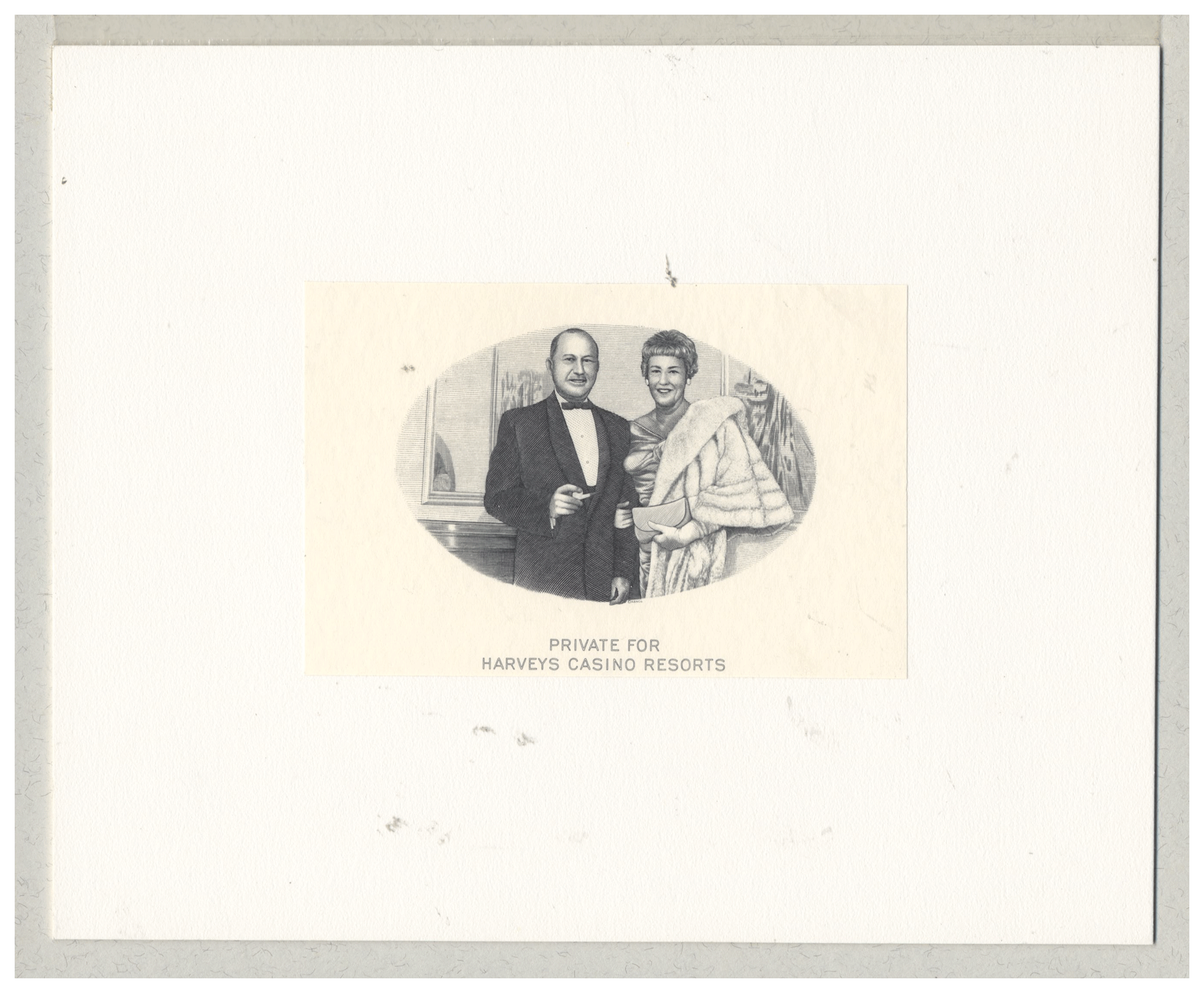 Harrah's Casinos Vignette Proof - American Bank Note Company