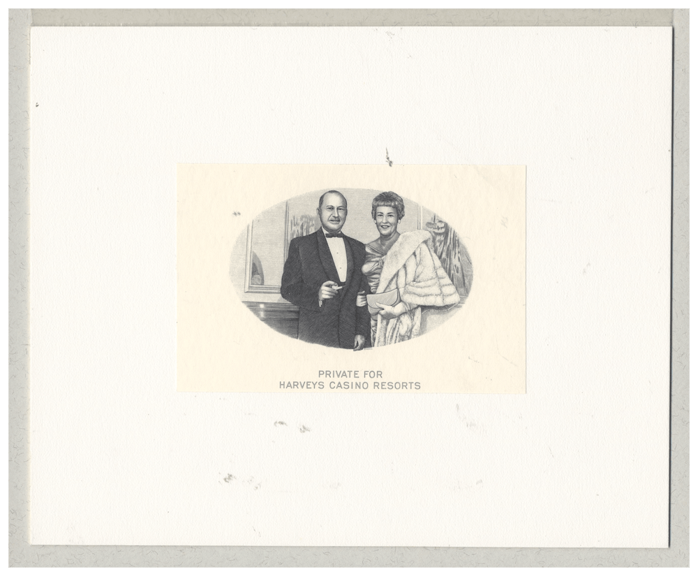 Harrah's Casinos Vignette Proof - American Bank Note Company