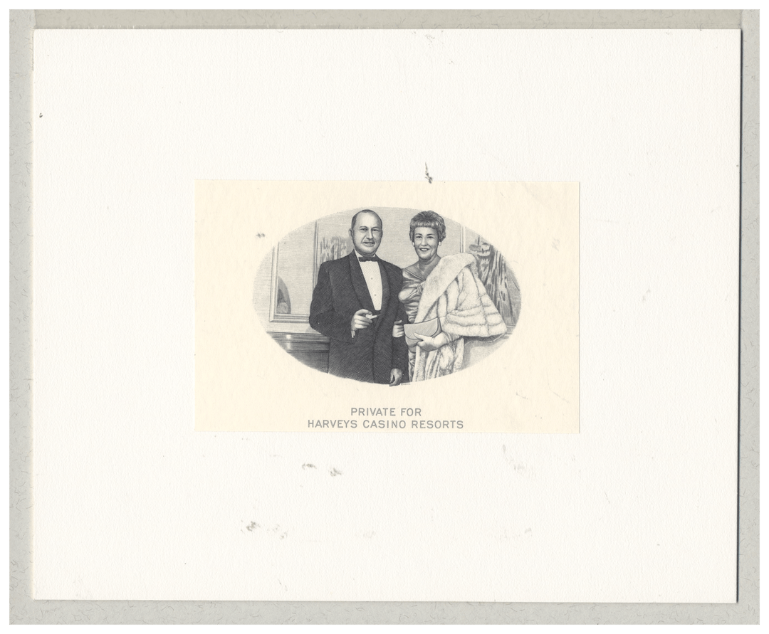 Harrah's Casinos Vignette Proof - American Bank Note Company