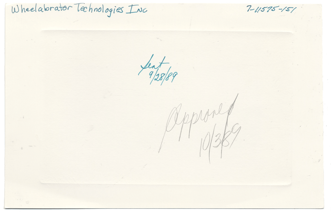 American Bank Note Company Vignette Card for WHEELABRATOR TECHNOLOGIES