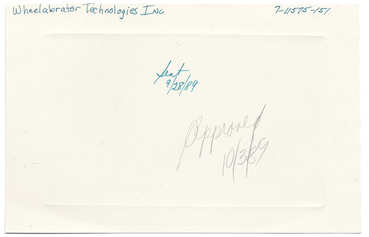 American Bank Note Company Vignette Card for WHEELABRATOR TECHNOLOGIES