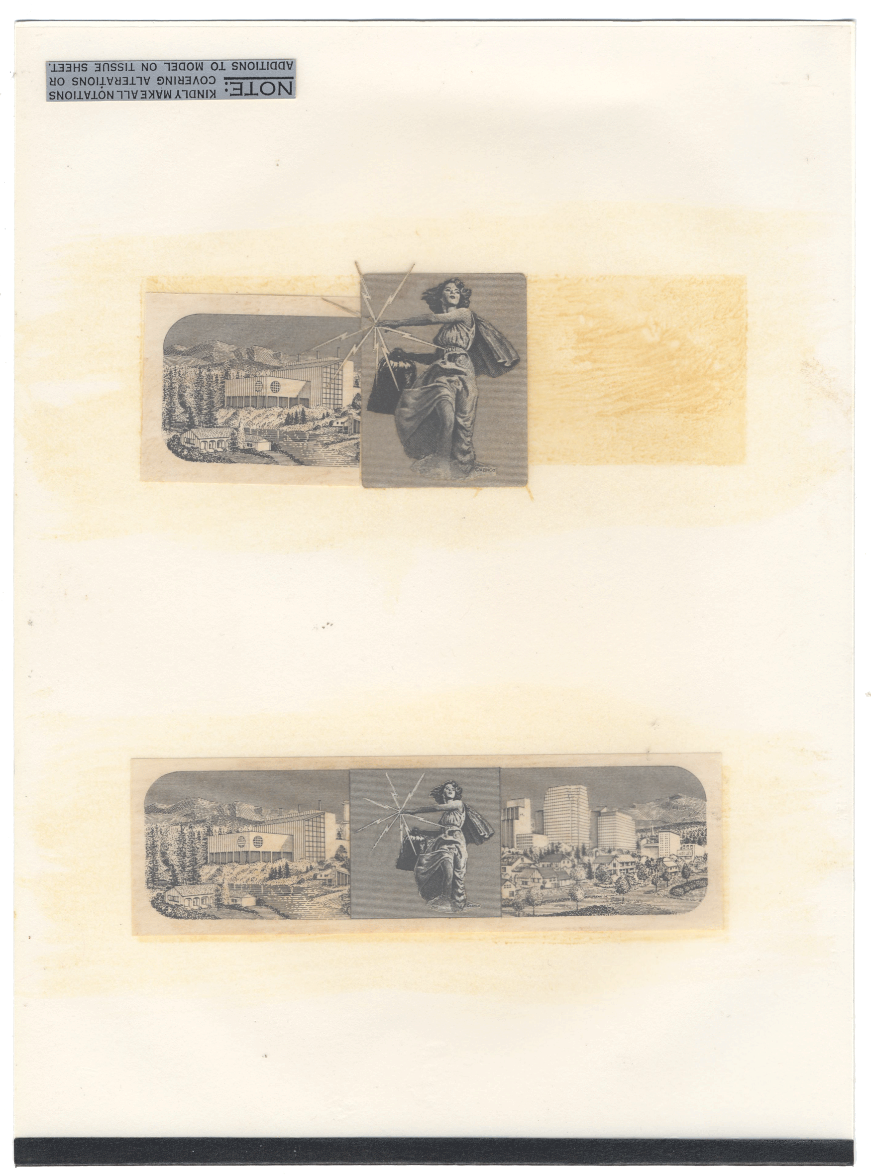 American Bank Note Company Vignette Card