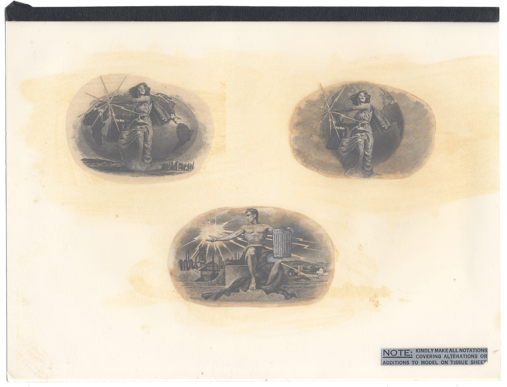 American Bank Note Company Vignette Card