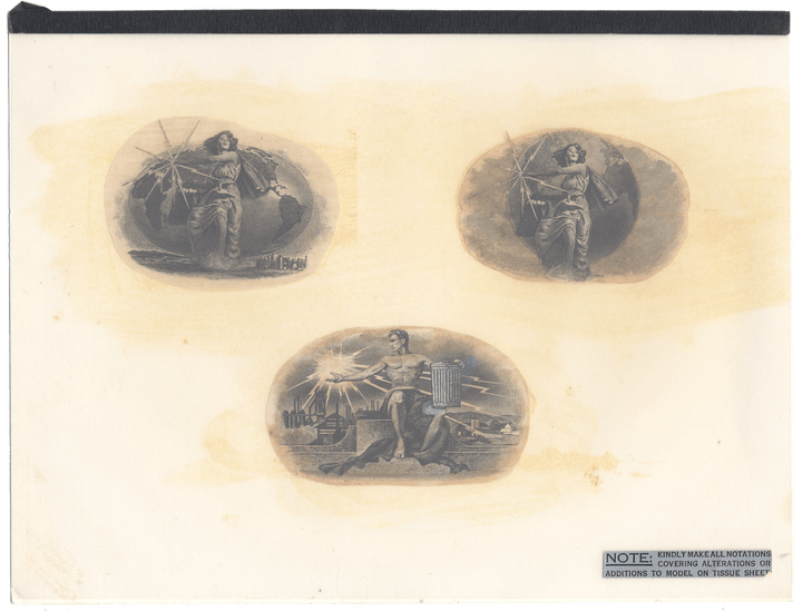 American Bank Note Company Vignette Card