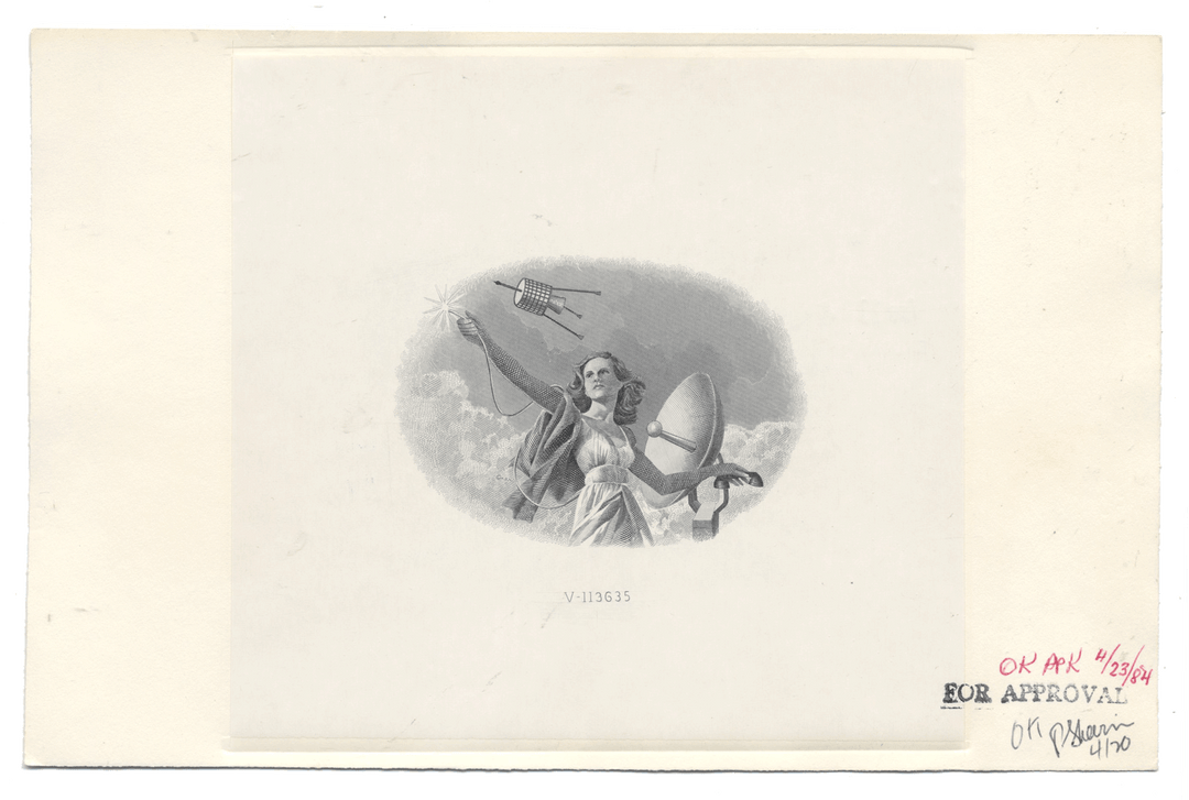 American Bank Note Company Vignette Card (Serial #V 113635)