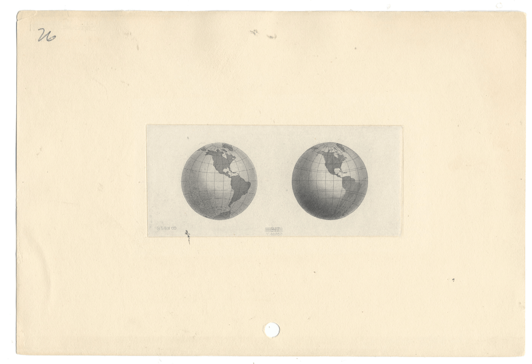 American Bank Note Company Vignette Card (Serial #V 48852)