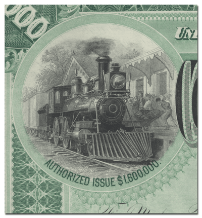 Carthage and Adirondack Railway Company Bond Certificate