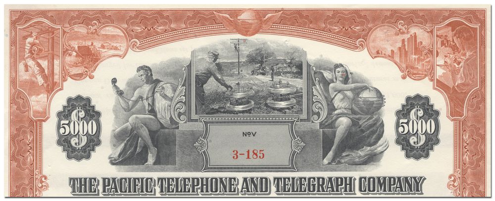 Pacific Telephone and Telegraph Company Bond Certificate