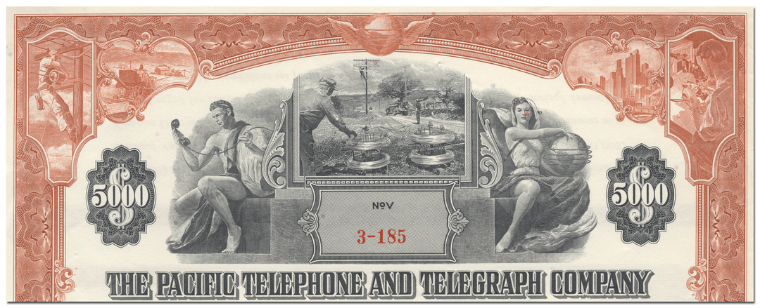 Pacific Telephone and Telegraph Company Bond Certificate