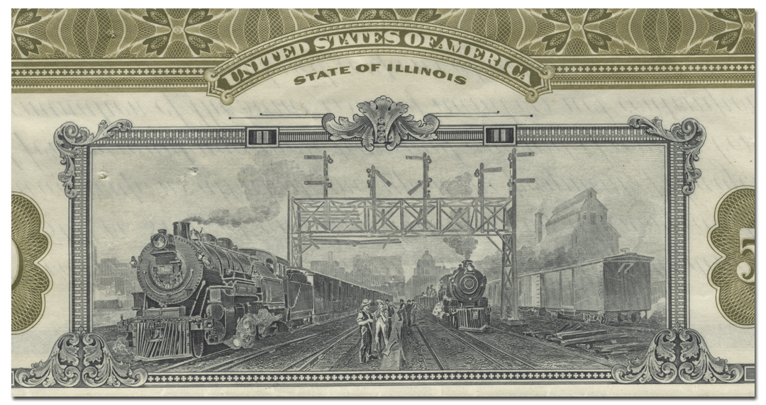 Chicago and Eastern Illinois Railway Company Bond Certificate