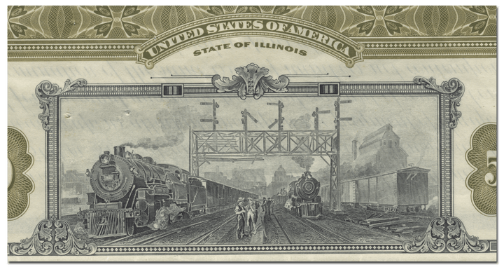 Chicago and Eastern Illinois Railway Company Bond Certificate