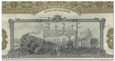 Chicago and Eastern Illinois Railway Company Bond Certificate