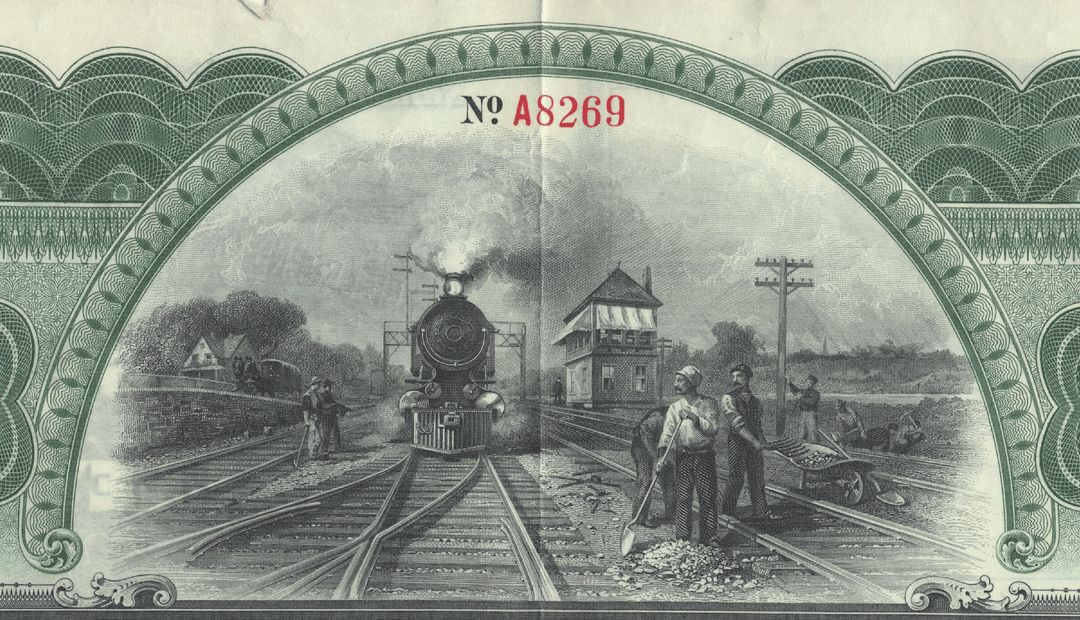 Lehigh Valley Railroad Company Bond Certificate