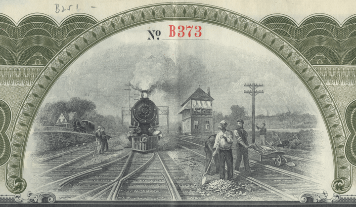 Lehigh Valley Railroad Company Bond Certificate