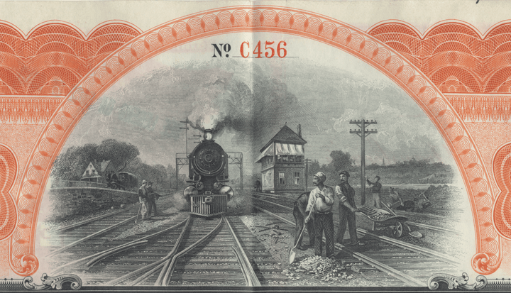 Lehigh Valley Railroad Company Bond Certificate