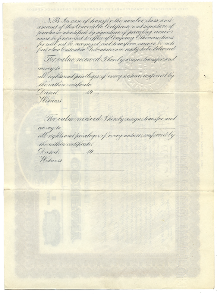 Telepost Company Stock Certificate