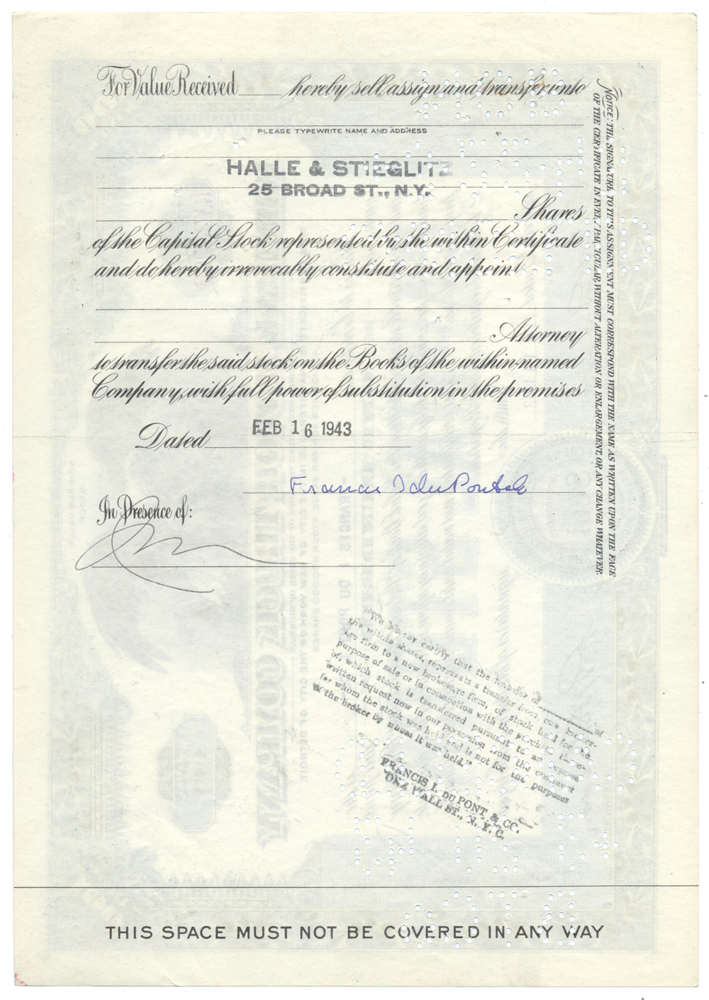 Federal Motor Truck Company Stock Certificate