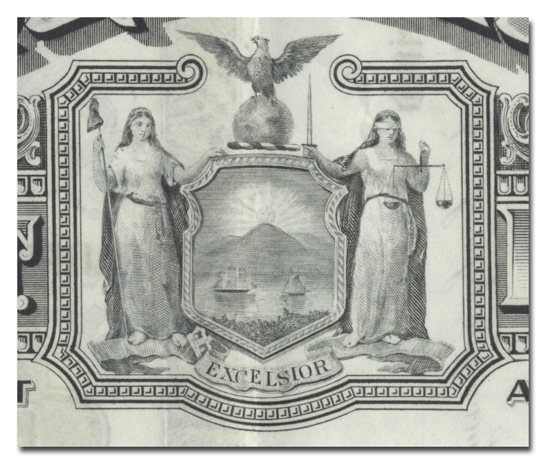 State of New York Bond Certificate for the Elimination of Railroad Grade Crossing