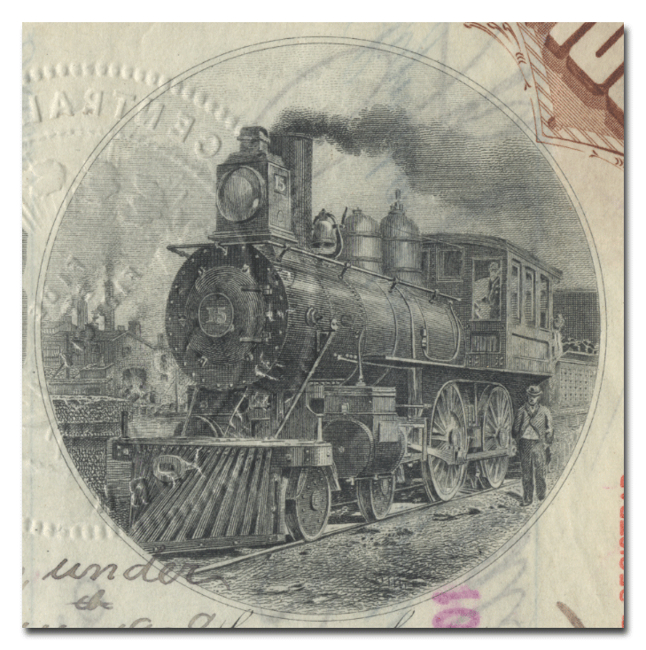 Pittsburgh, Cincinnati, Chicago and St. Louis Railway Company Stock Certificate