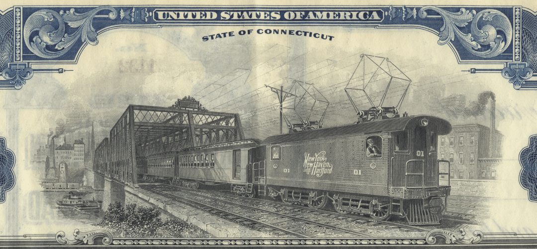 New York, New Haven and Hartford Railroad Company Bond Certificate