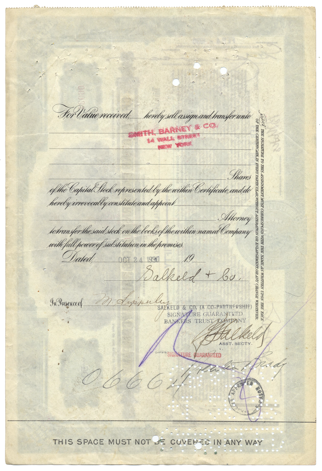 Chicago and Eastern Illinois Railroad Company Stock Certificate