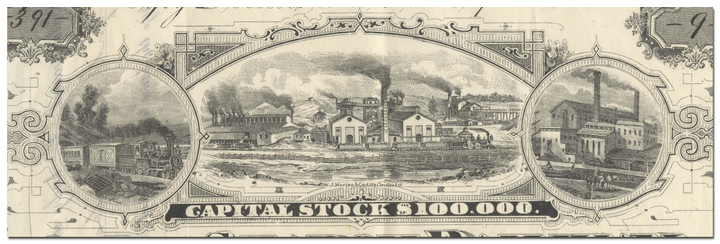 Sharon Railway Stock Certificate