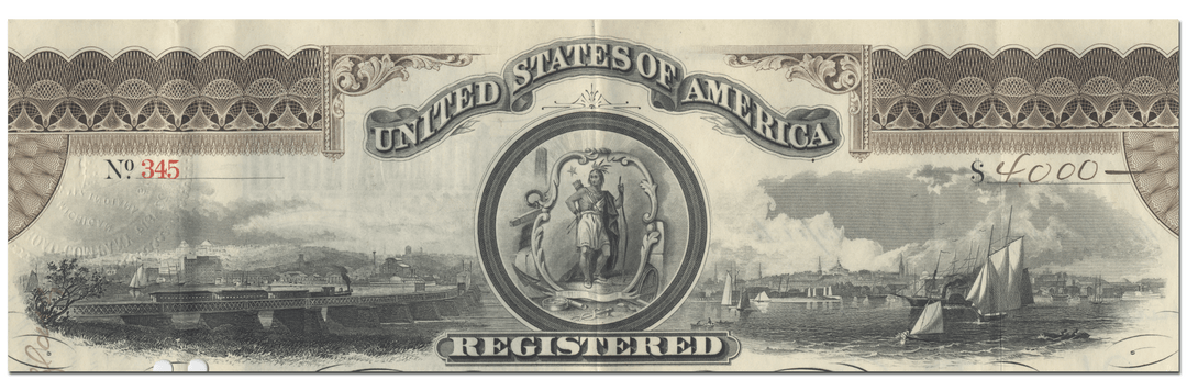 Boston and Albany Rail Road Company Bond Certificate