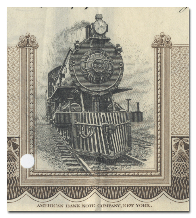 Boston and Albany Rail Road Company Bond Certificate