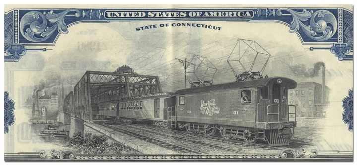 New York, New Haven and Hartford Railroad Company Bond Certificate