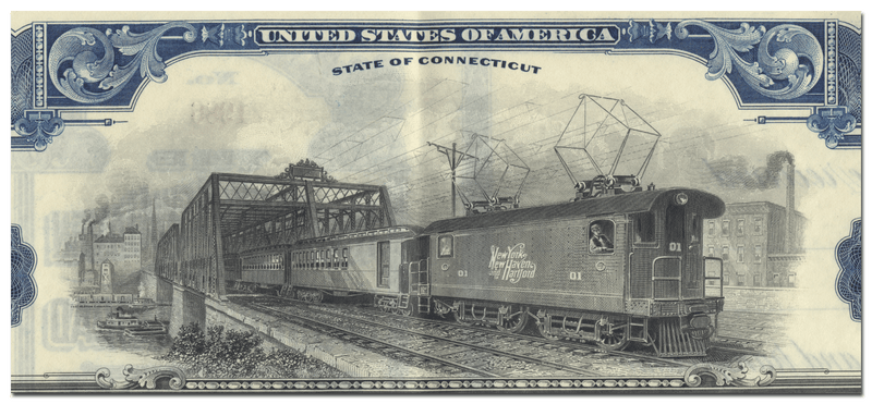 New York, New Haven and Hartford Railroad Company Bond Certificate